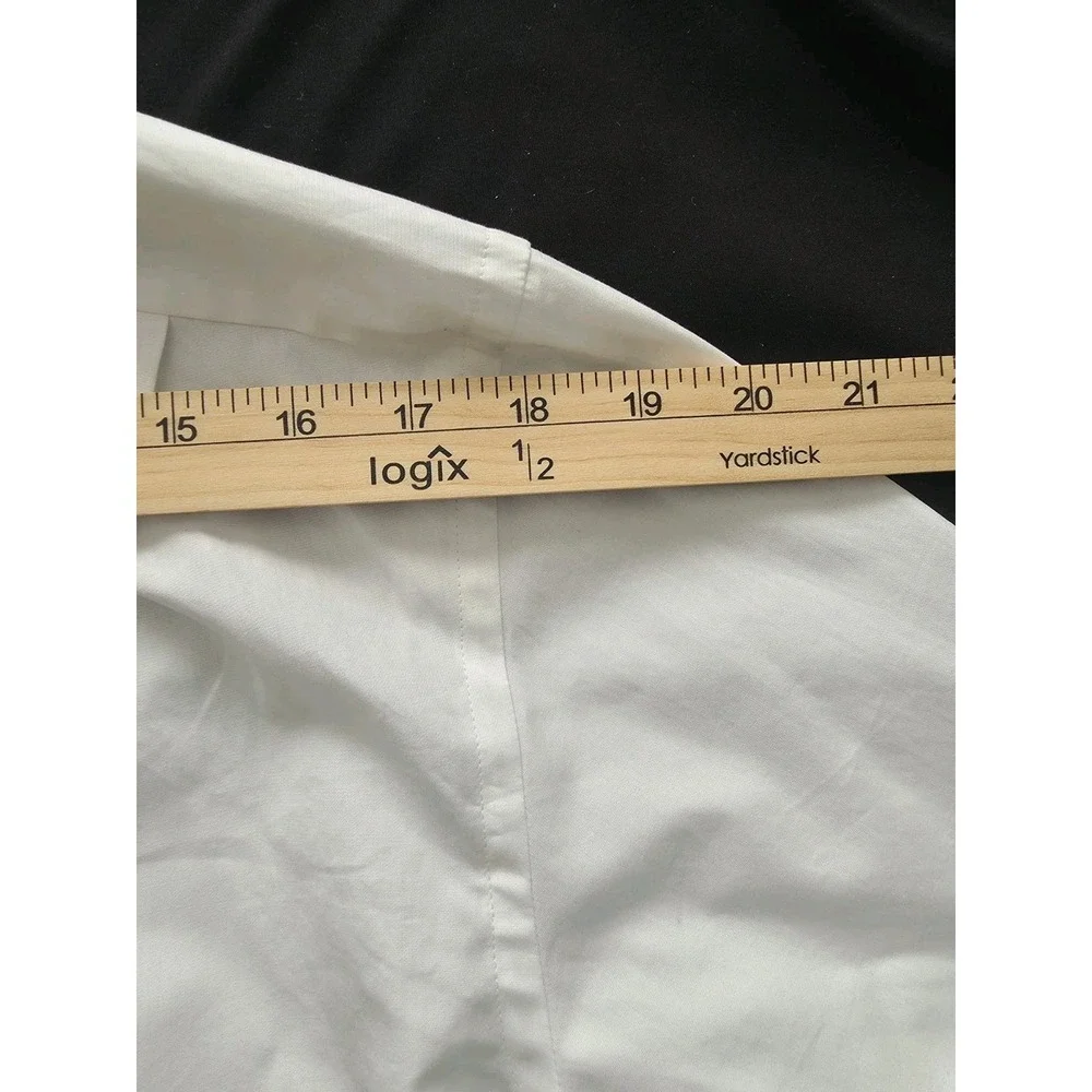 Ralph Lauren Purple Label White Pleated Bib Tuxedo Dress Shirt 15.5 Made Italy